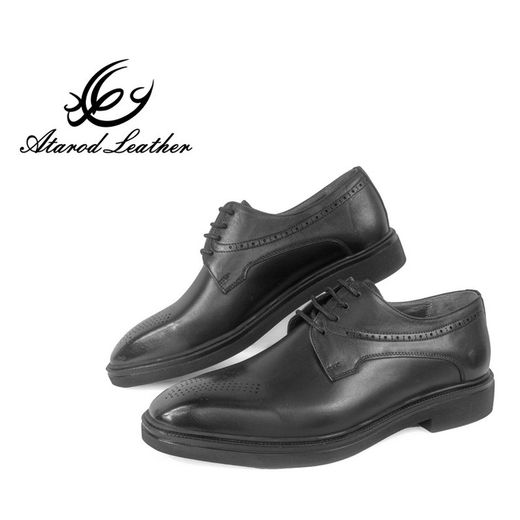کفش مردانه چرم عطارد مدل چرم طبیعی کد SH244