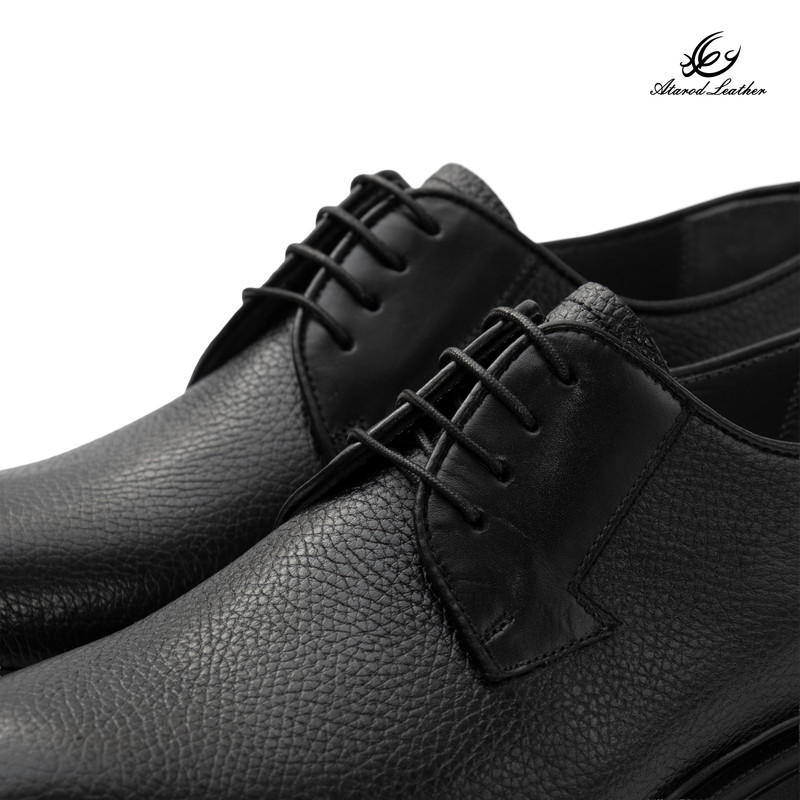 کفش رسمی مردانه چرم عطارد مدل چرم طبیعی کد SH351