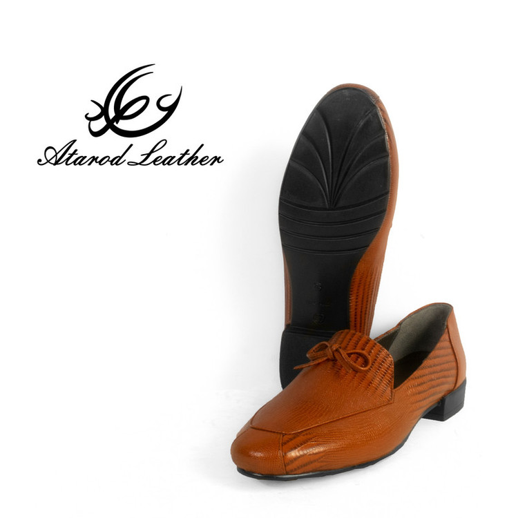 کفش زنانه چرم عطارد مدل چرم طبیعی کد SH186