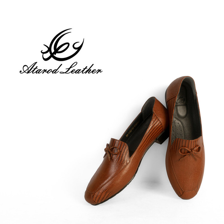 کفش زنانه چرم عطارد مدل چرم طبیعی کد SH186