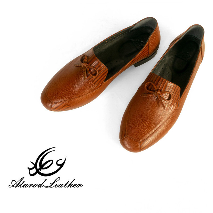 کفش زنانه چرم عطارد مدل چرم طبیعی کد SH186
