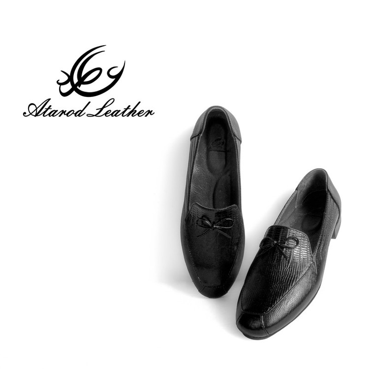 کفش زنانه چرم عطارد مدل چرم طبیعی کد SH186