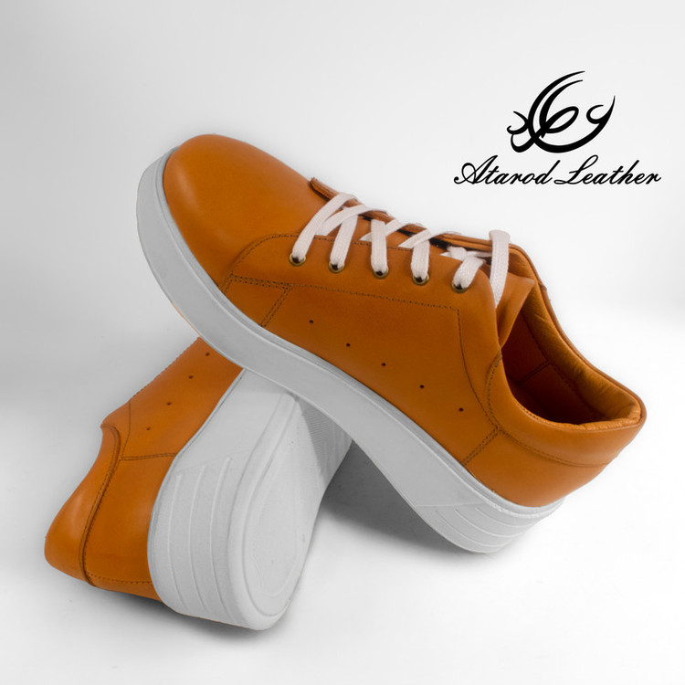کفش روزمره زنانه چرم عطارد مدل چرم طبیعی کد SH63