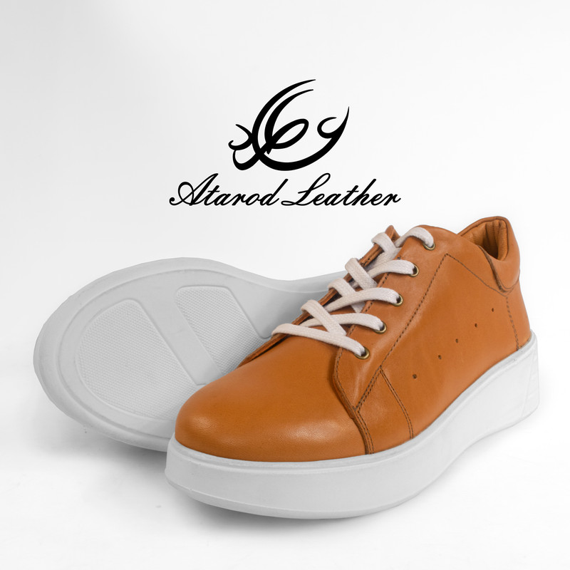 کفش روزمره زنانه چرم عطارد مدل چرم طبیعی کد SH63
