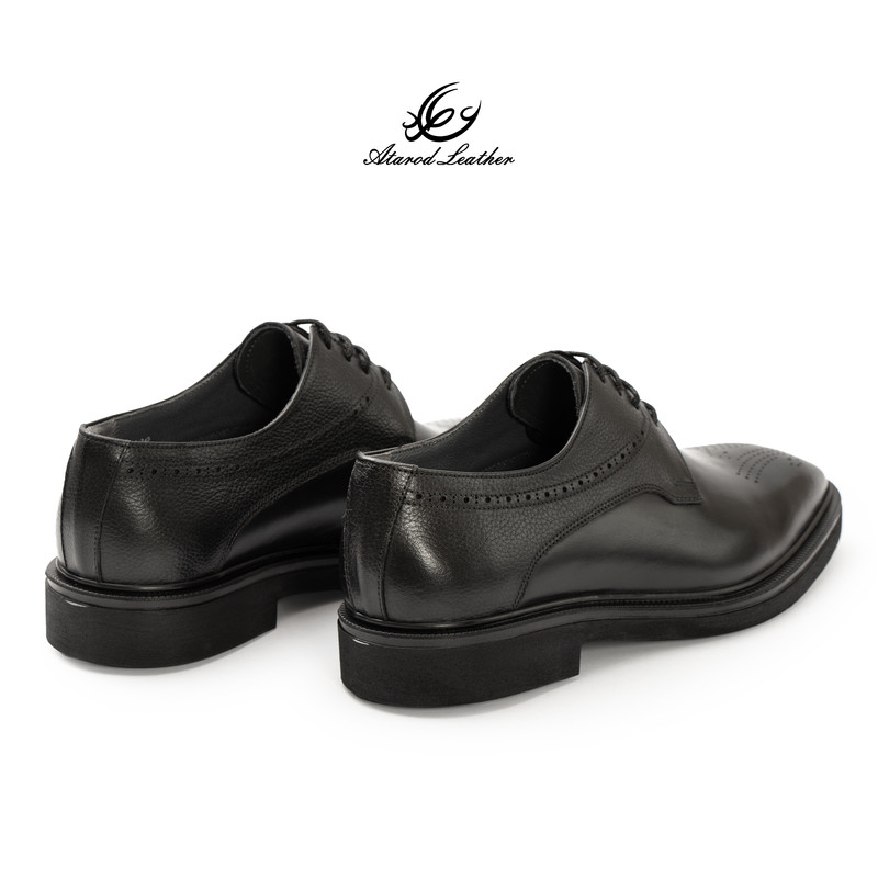 کفش رسمی مردانه چرم عطارد مدل چرم طبیعی کد SH391
