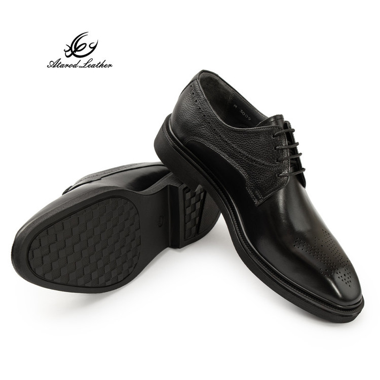 کفش رسمی مردانه چرم عطارد مدل چرم طبیعی کد SH391