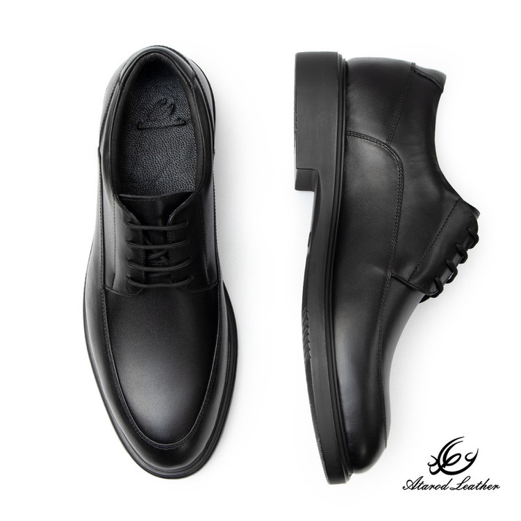 کفش رسمی مردانه چرم عطارد مدل چرم طبیعی کد SH327