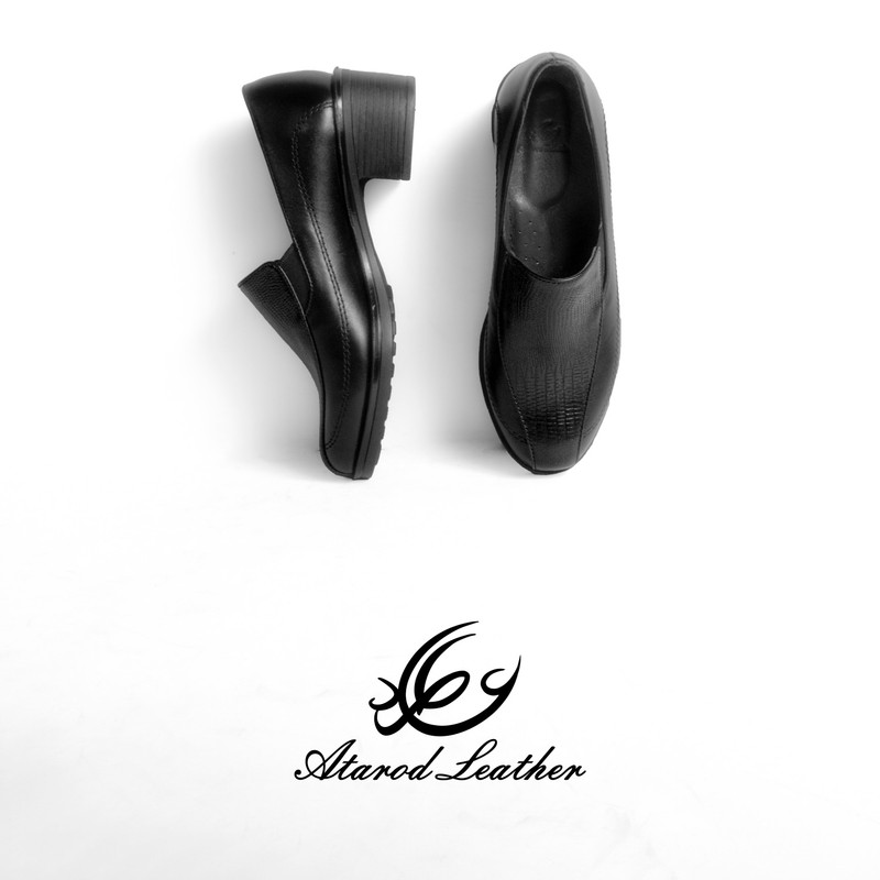 کفش زنانه چرم عطارد مدل چرم طبیعی کد SH181
