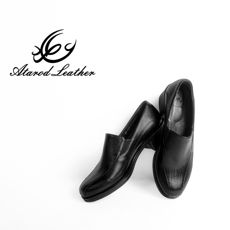 کفش زنانه چرم عطارد مدل چرم طبیعی کد SH181