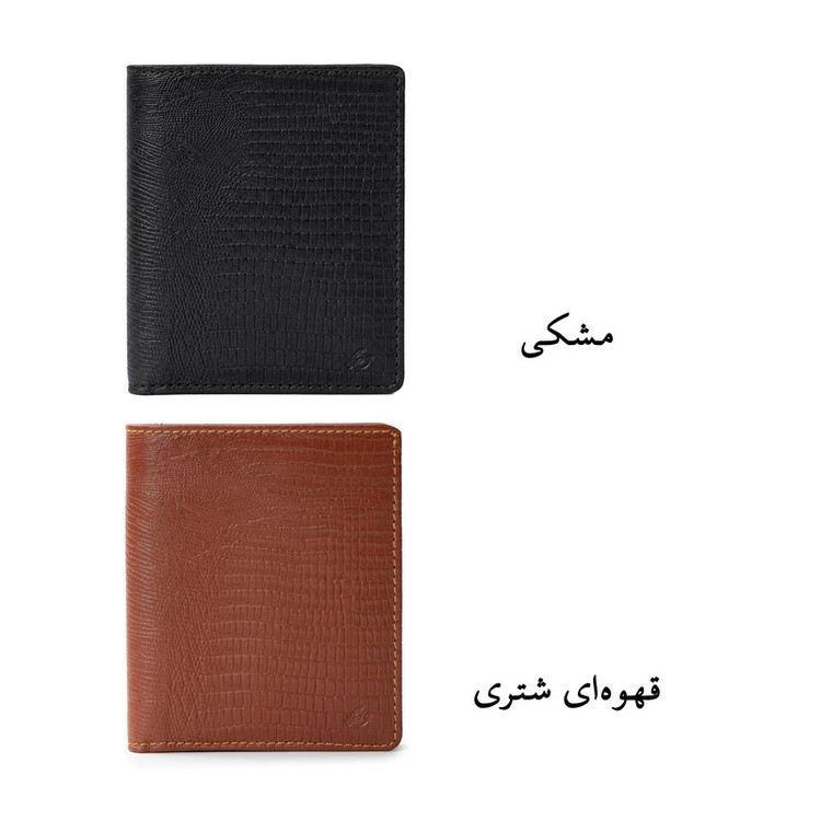 کیف پول جیبی چرم عطارد مدل چرم طبیعی کد K73