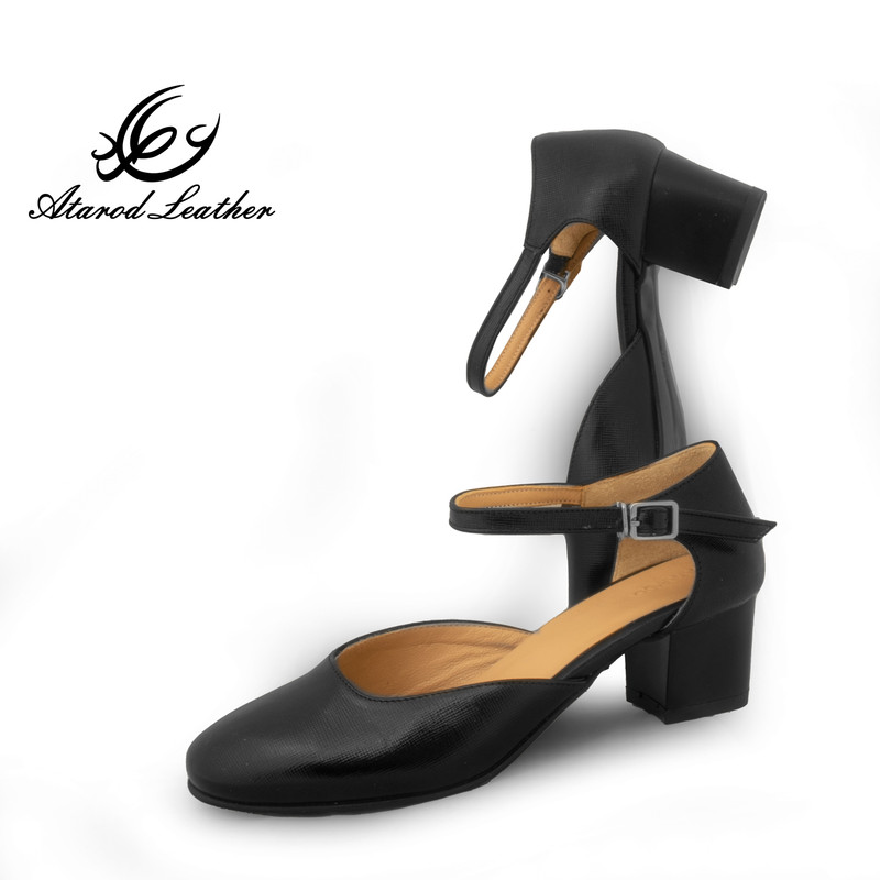 کفش زنانه چرم عطارد مدل چرم طبیعی کد SH308