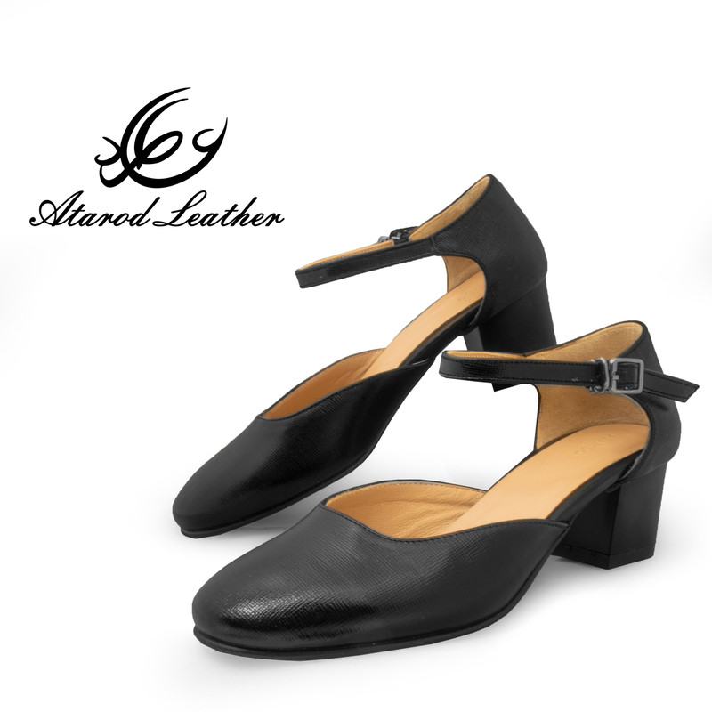 کفش زنانه چرم عطارد مدل چرم طبیعی کد SH308