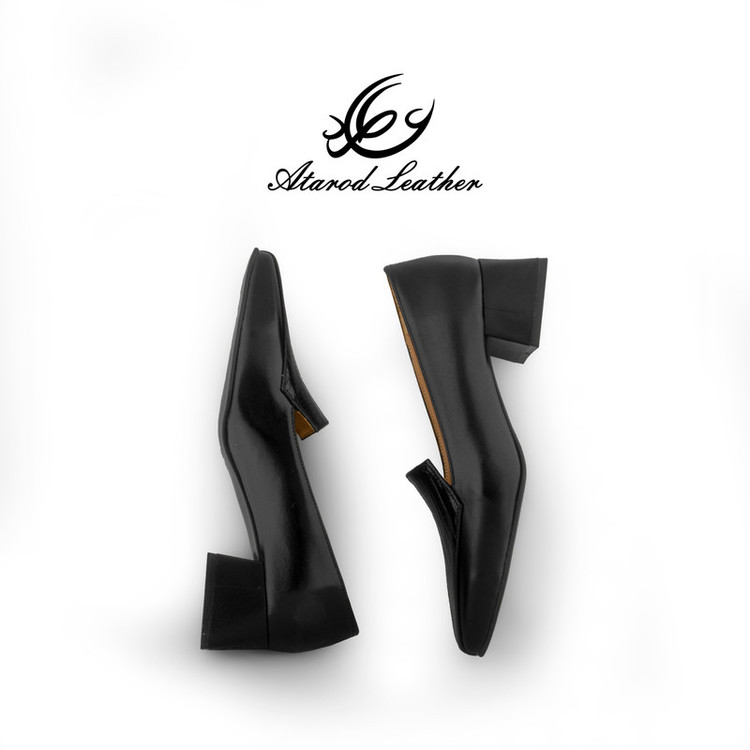 کفش زنانه چرم عطارد مدل چرم طبیعی کد SH313