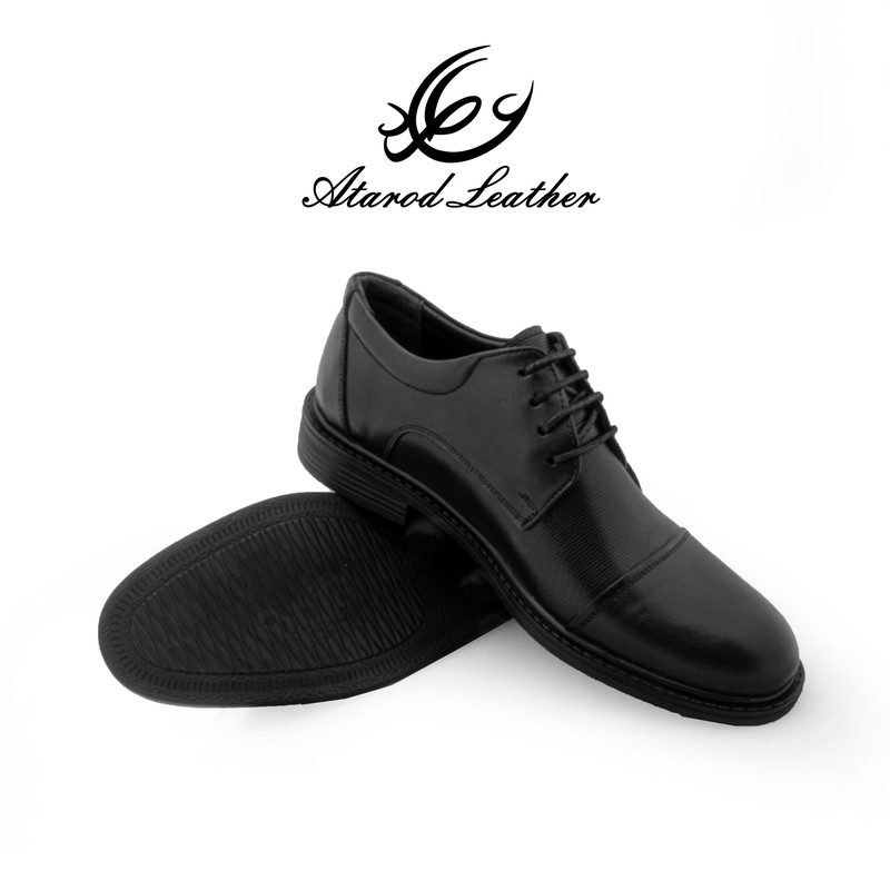 کفش مردانه چرم عطارد مدل چرم طبیعی کد SH289