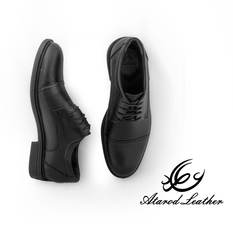 کفش مردانه چرم عطارد مدل چرم طبیعی کد SH289