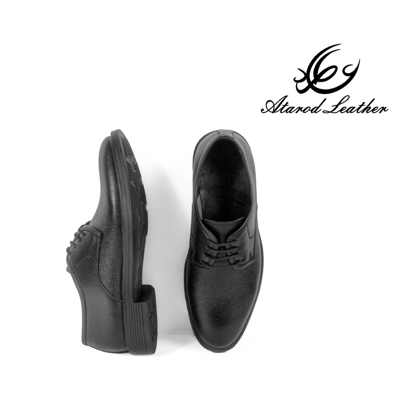 کفش مردانه چرم عطارد مدل چرم طبیعی کد SH194
