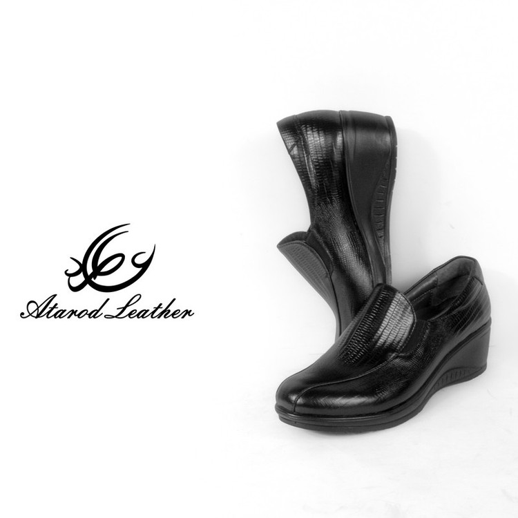 کفش روزمره زنانه چرم عطارد مدل چرم طبیعی کد SH187