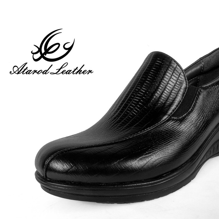 کفش روزمره زنانه چرم عطارد مدل چرم طبیعی کد SH187