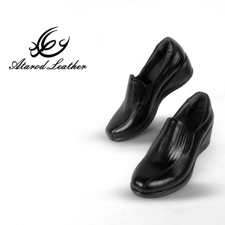 کفش روزمره زنانه چرم عطارد مدل چرم طبیعی کد SH187