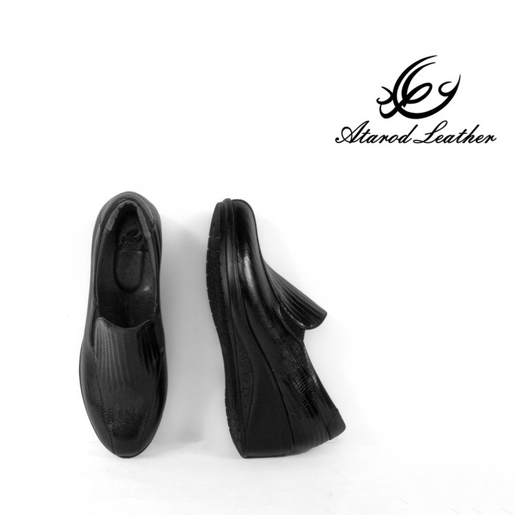 کفش روزمره زنانه چرم عطارد مدل چرم طبیعی کد SH187