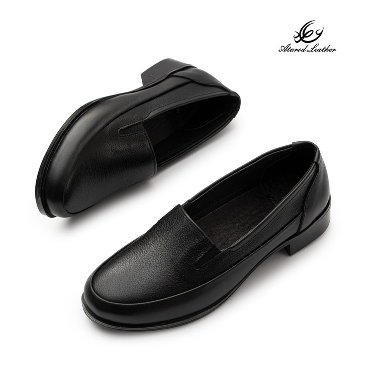 کفش پاشنهدار زنانه چرم عطارد مدل چرم طبیعی کد SH376