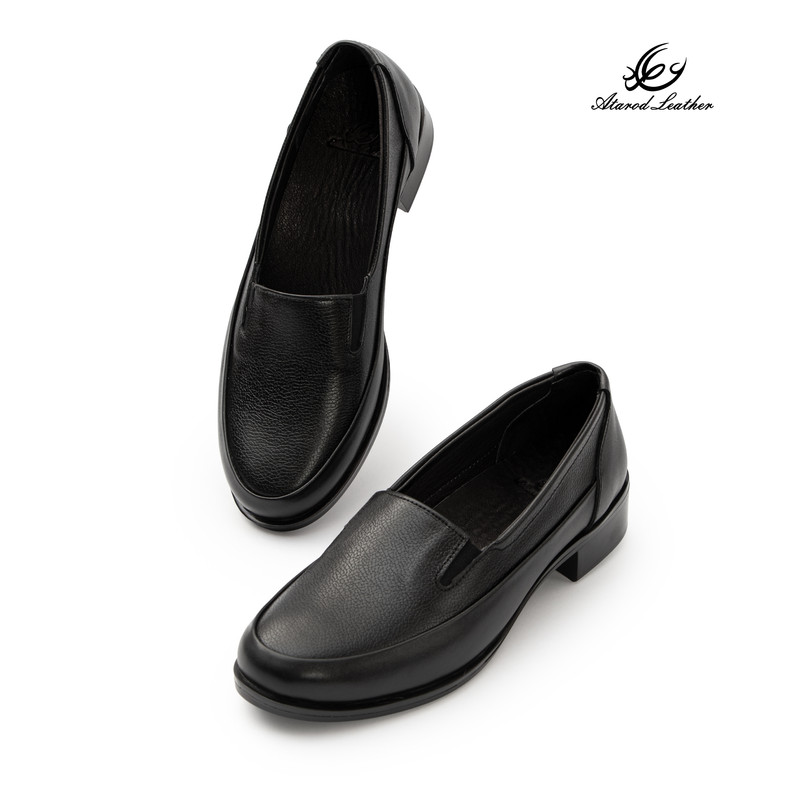 کفش پاشنهدار زنانه چرم عطارد مدل چرم طبیعی کد SH376