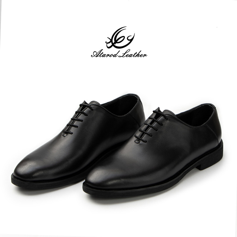 کفش رسمی مردانه چرم عطارد مدل چرم طبیعی کد SH322