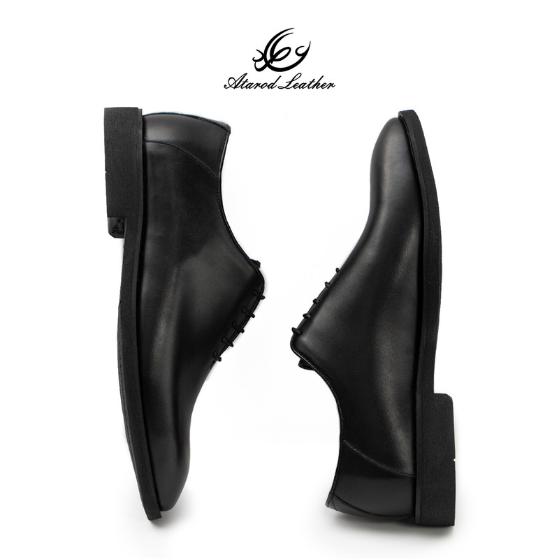 کفش رسمی مردانه چرم عطارد مدل چرم طبیعی کد SH322