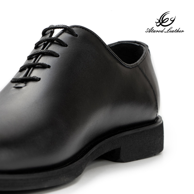 کفش رسمی مردانه چرم عطارد مدل چرم طبیعی کد SH322