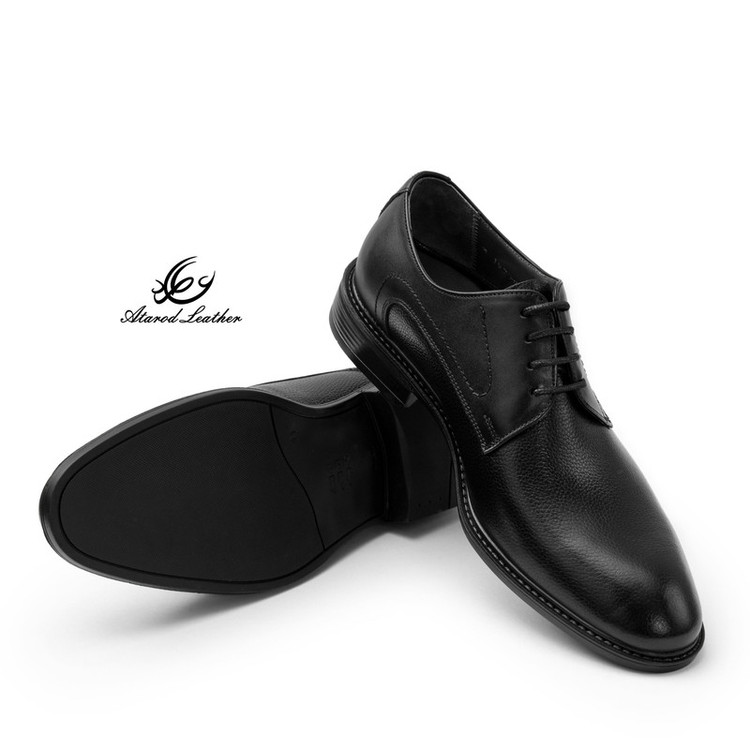 کفش رسمی مردانه چرم عطارد مدل چرم طبیعی کد SH359