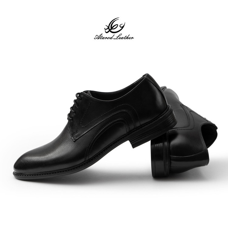کفش رسمی مردانه چرم عطارد مدل چرم طبیعی کد SH359