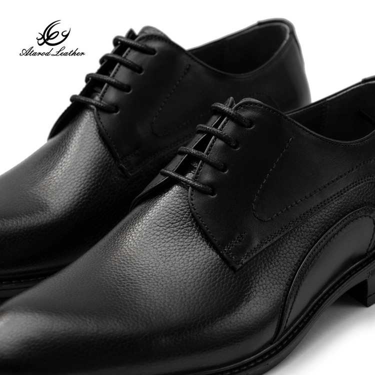 کفش رسمی مردانه چرم عطارد مدل چرم طبیعی کد SH359