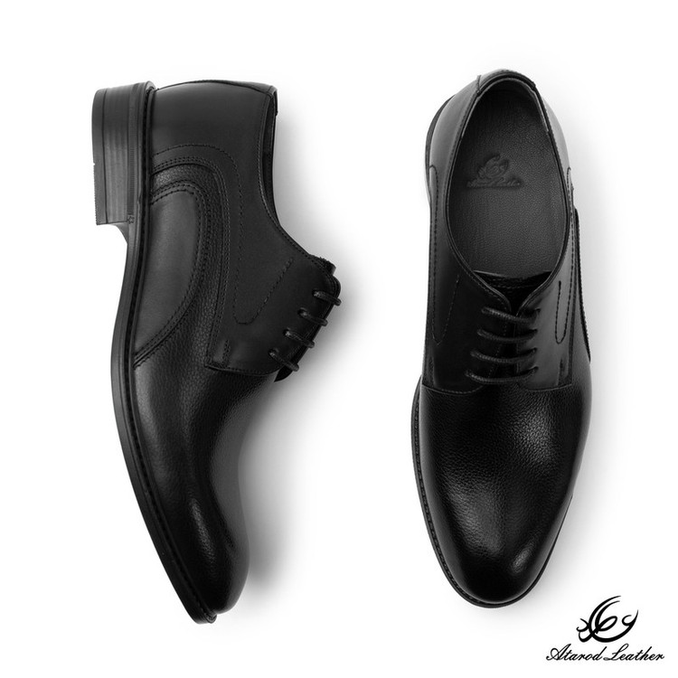 کفش رسمی مردانه چرم عطارد مدل چرم طبیعی کد SH359