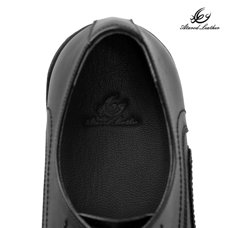 کفش رسمی مردانه چرم عطارد مدل چرم طبیعی کد SH359
