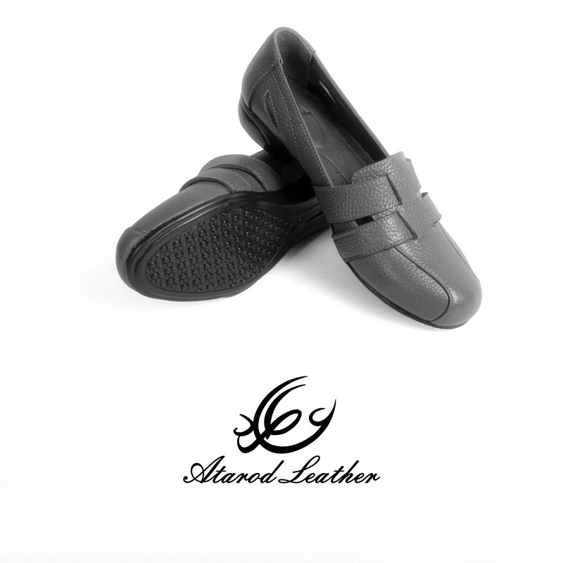 کفش روزمره زنانه چرم عطارد مدل چرم طبیعی کد SH177