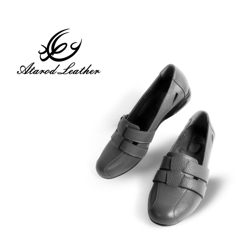 کفش روزمره زنانه چرم عطارد مدل چرم طبیعی کد SH177