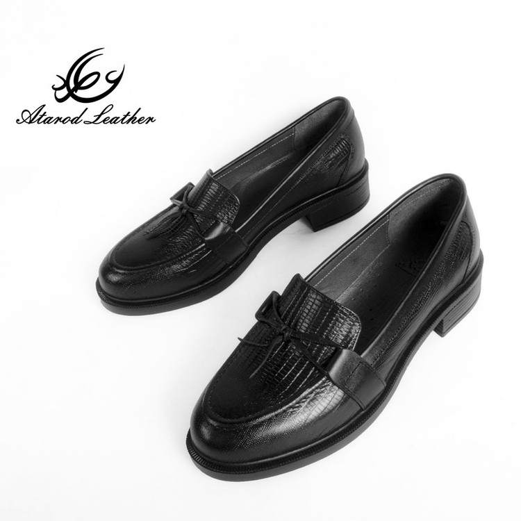 کفش زنانه چرم عطارد مدل چرم طبیعی کد SH150