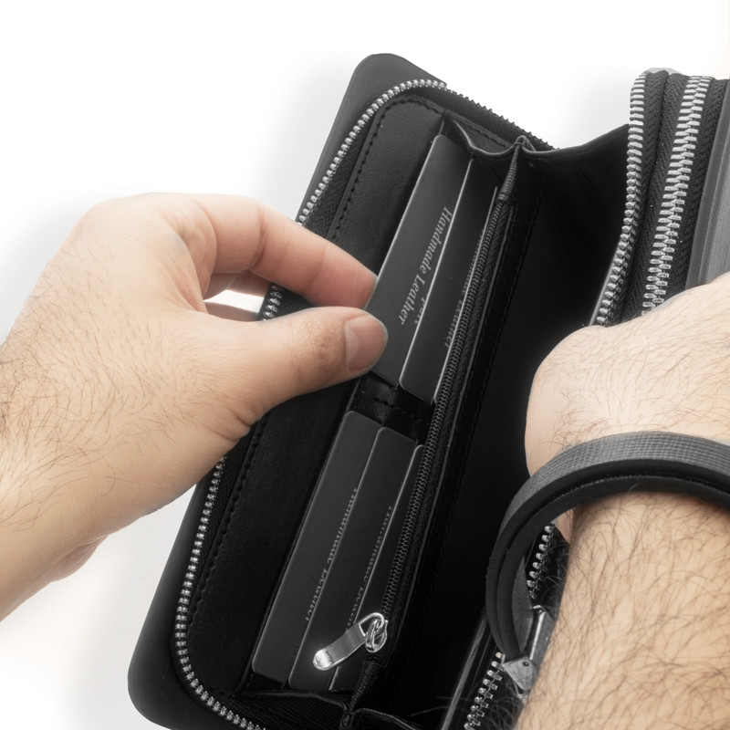 کیف مدارک چرم عطارد مدل چرم طبیعی کد K46