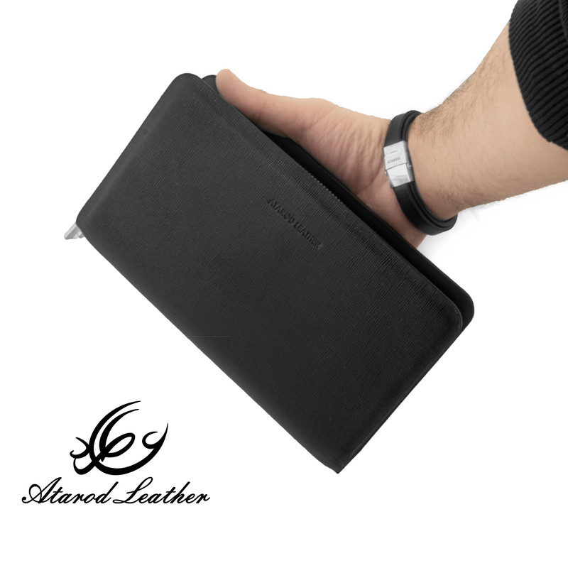 کیف مدارک چرم عطارد مدل چرم طبیعی کد K46