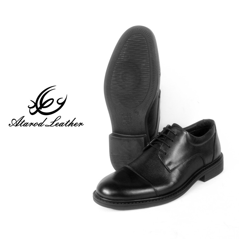 کفش مردانه چرم عطارد مدل چرم طبیعی کد SH191