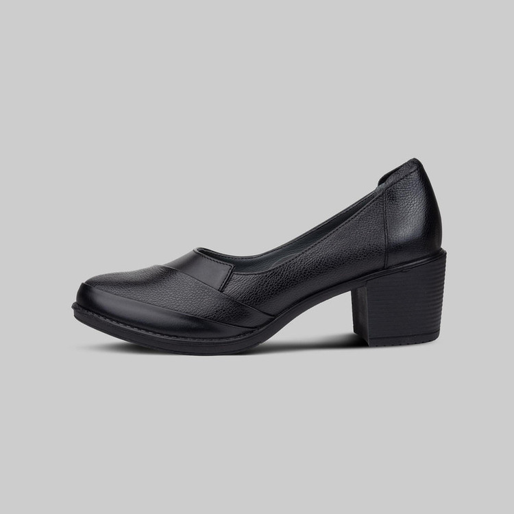 کفش پاشنهدار زنانه چرم عطارد مدل SH340