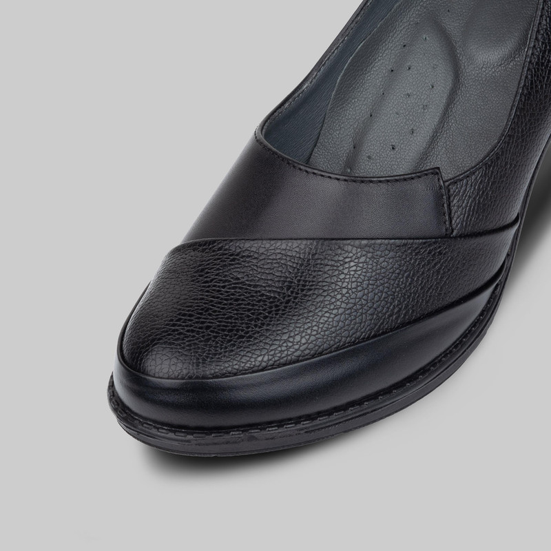 کفش پاشنهدار زنانه چرم عطارد مدل SH340