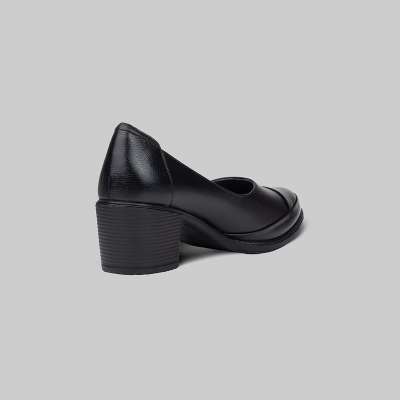 کفش پاشنهدار زنانه چرم عطارد مدل SH340