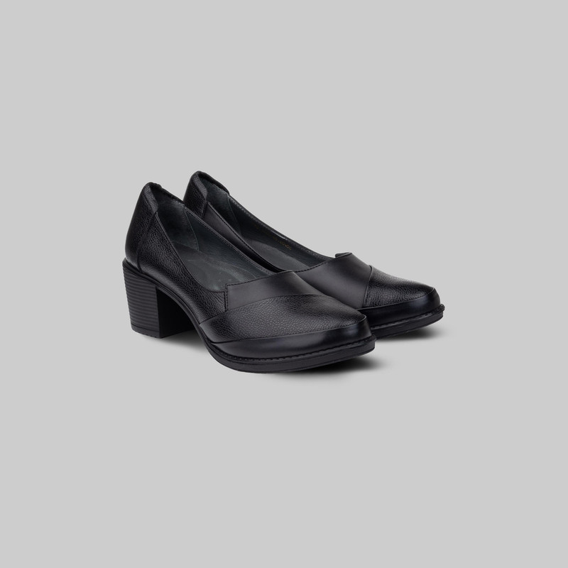کفش پاشنهدار زنانه چرم عطارد مدل SH340