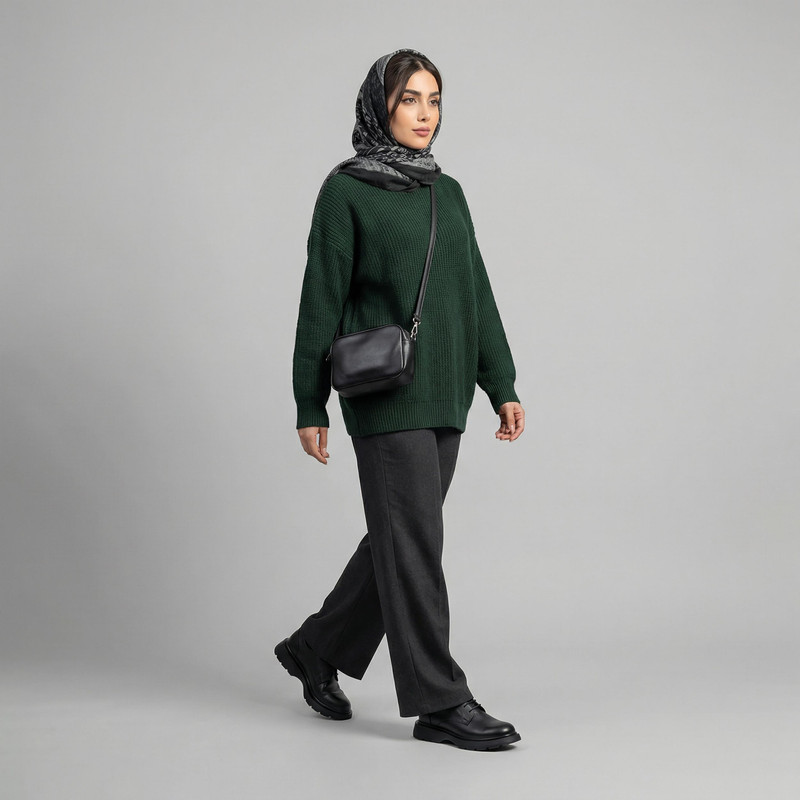 کفش روزمره زنانه چرم عطارد مدل SH330