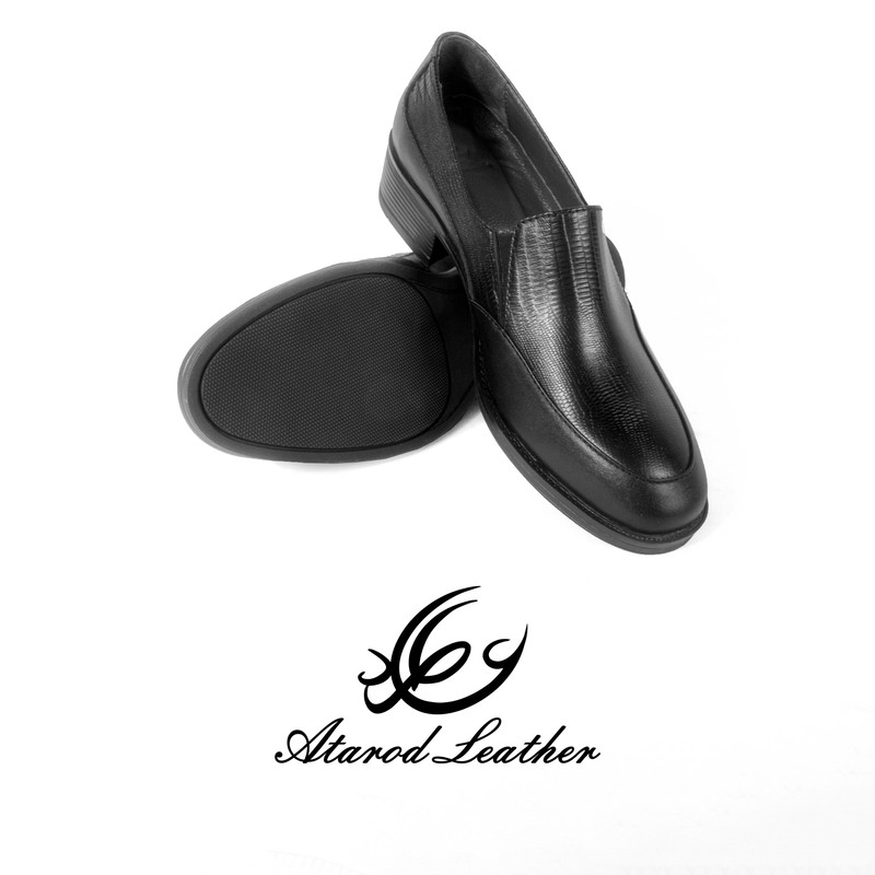 کفش زنانه چرم عطارد مدل چرم طبیعی کد SH198