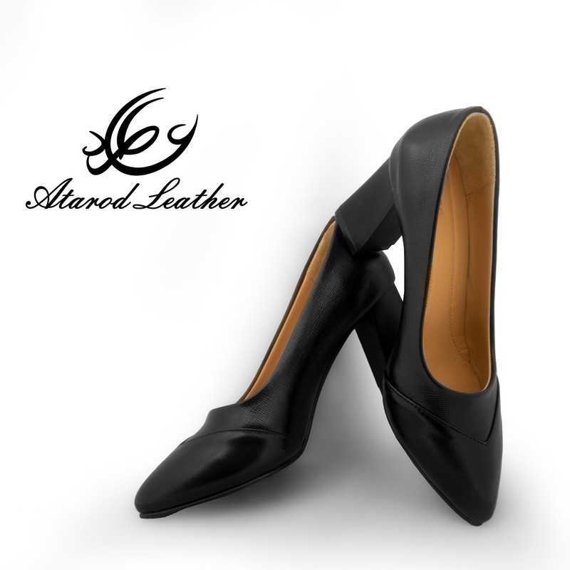 کفش زنانه چرم عطارد مدل چرم طبیعی کد SH304