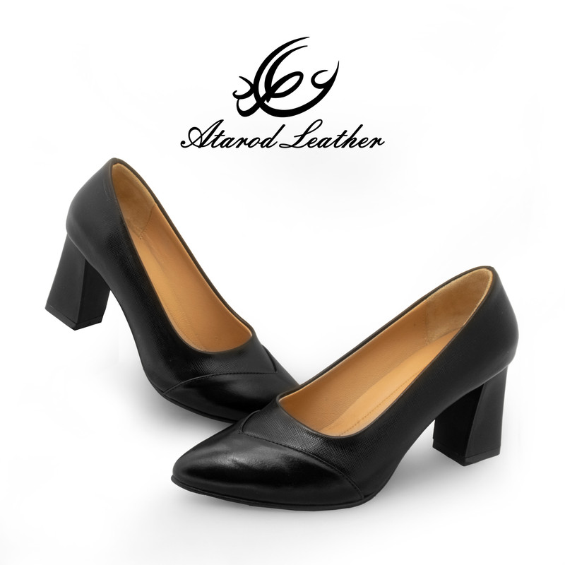 کفش زنانه چرم عطارد مدل چرم طبیعی کد SH304