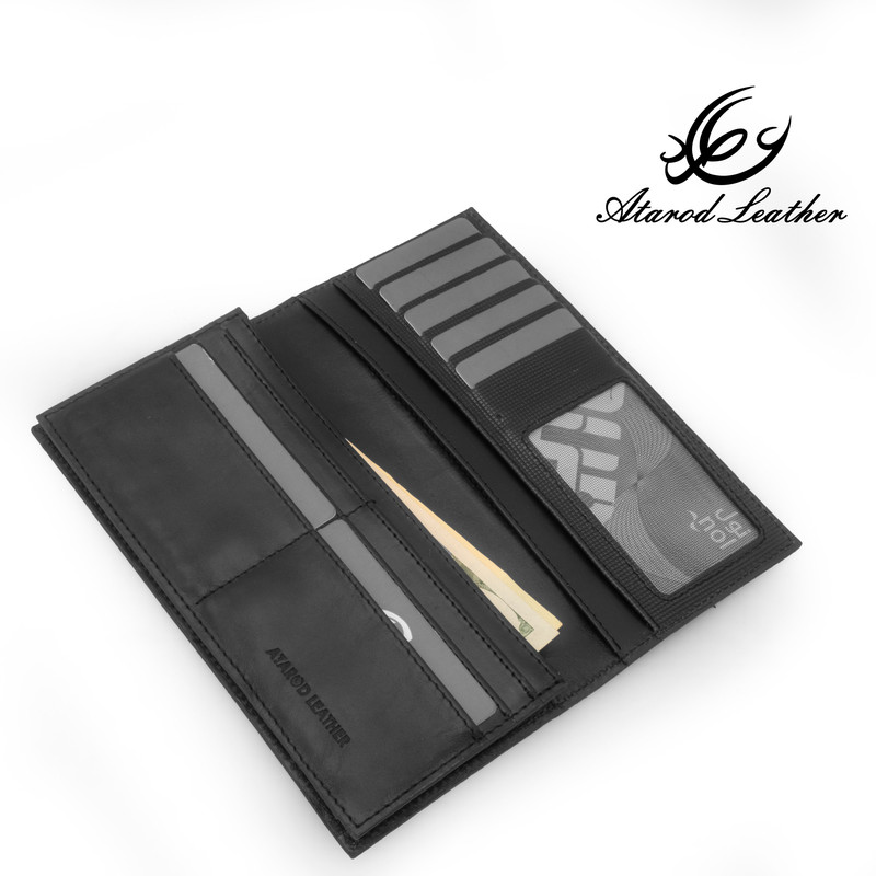 کیف پول چرم عطارد مدل چرم طبیعی کد K44