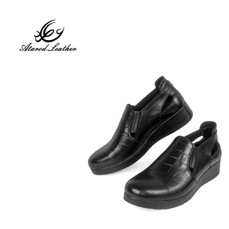 کفش طبی زنانه چرم عطارد مدل چرم طبیعی کد SH232